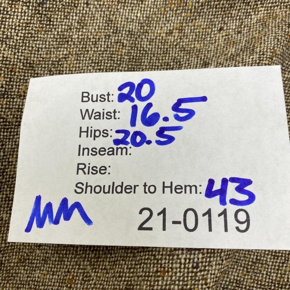 Ann Taylor midi Dress Tweed Lined A Line Tank - Picture 7 of 7